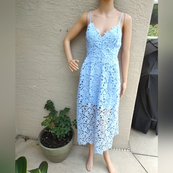 Aster the label blue cotton dress - Picture 3 of 12